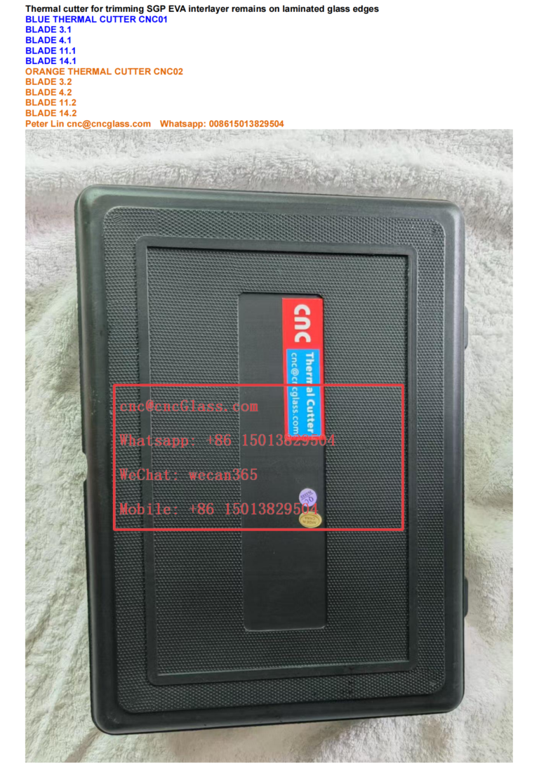 Thermal Cutter For Trimming SGP EVA Interlayer Remains On Laminated