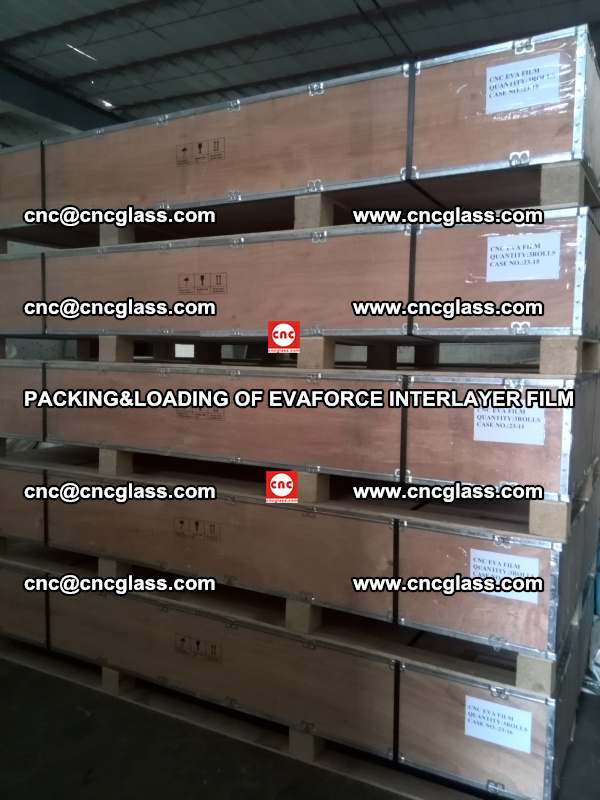 PACKING&LOADING OF EVAFORCE INTERLAYER FILM for safety laminated glass (17)