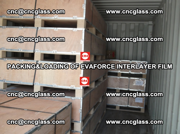 PACKING&LOADING OF EVAFORCE INTERLAYER FILM for safety laminated glass (20)