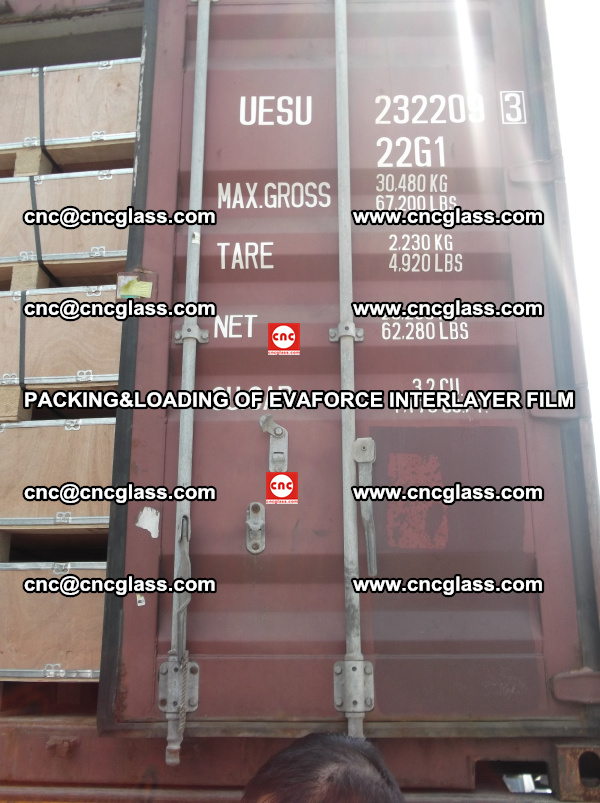 PACKING&LOADING OF EVAFORCE INTERLAYER FILM for safety laminated glass (23)