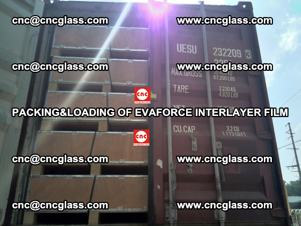 PACKING&LOADING OF EVAFORCE INTERLAYER FILM for safety laminated glass (24)