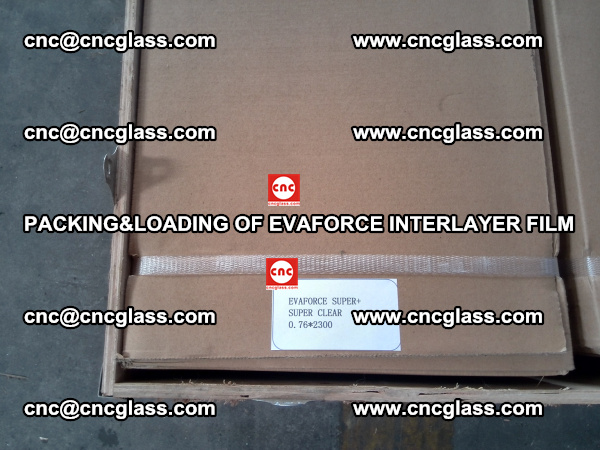 PACKING&LOADING OF EVAFORCE INTERLAYER FILM for safety laminated glass (3)