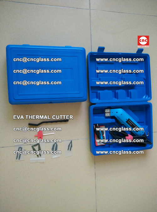 EVA THERMAL CUTTER, Cleaning EVA laminated glass edges (10)