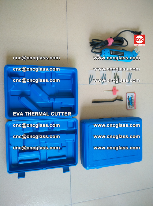 EVA THERMAL CUTTER, Cleaning EVA laminated glass edges (36)