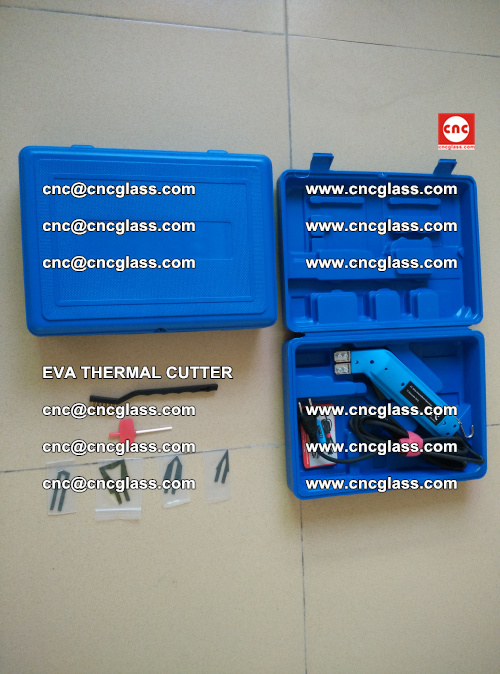 EVA THERMAL CUTTER, Cleaning EVA laminated glass edges (9)